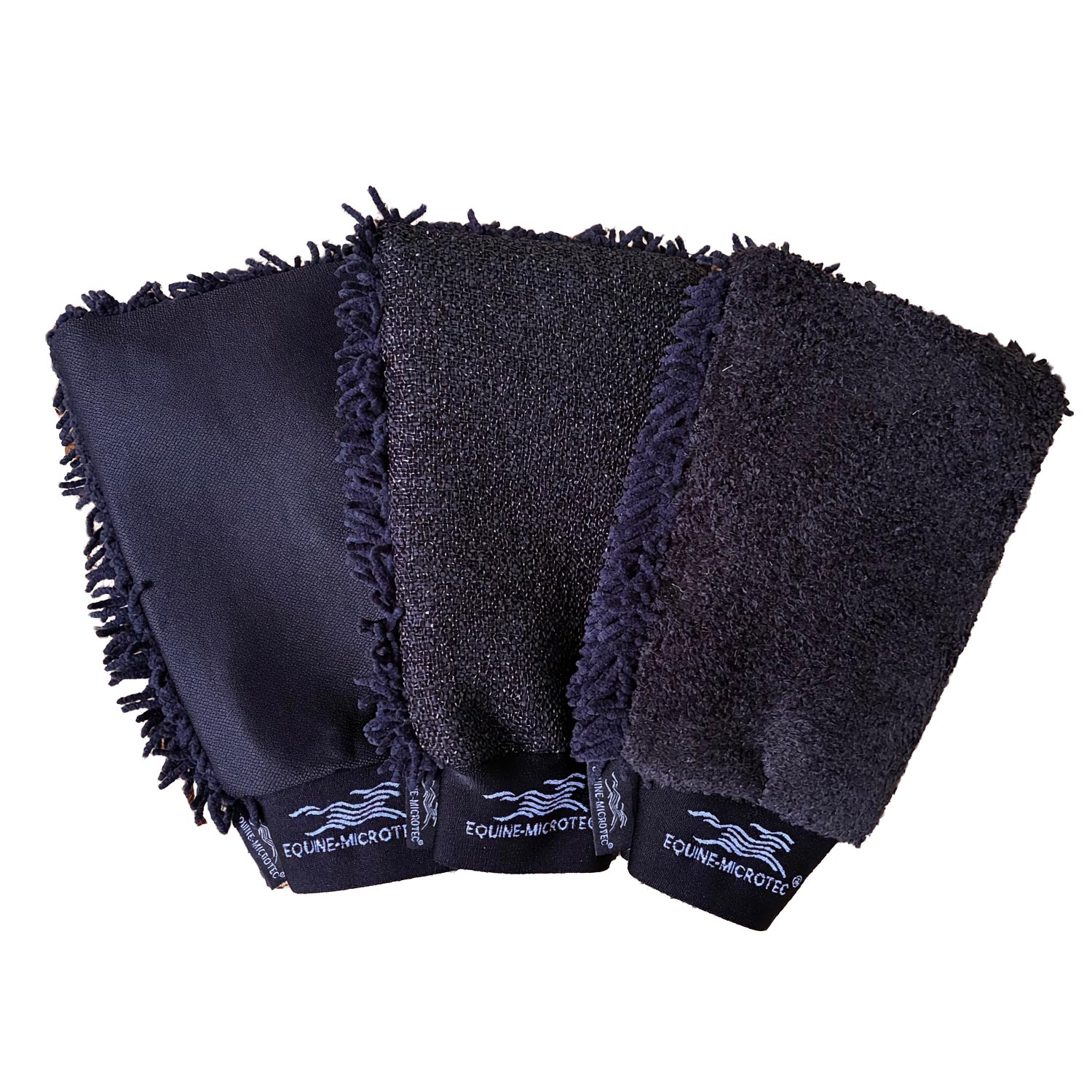 Pflegehandschuh 3er Set CARE, POLISH & RUB