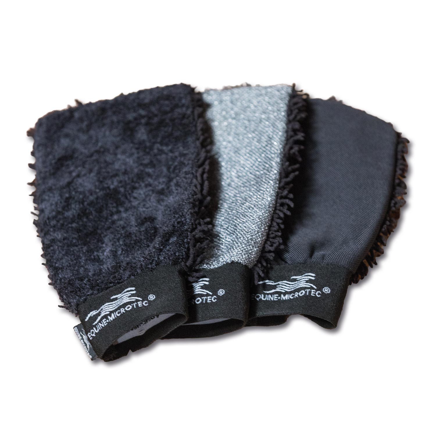 Pflegehandschuh 3er Set CARE, POLISH & RUB